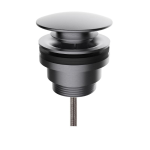 Piletta Lavabo Clip Clap con vite tappo grande 1 1/4 CANNA DI FUCILE SPAZZOLATO