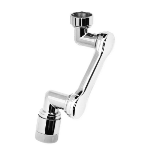 Filtrino aeratore GIREVOLE FEMMINA M.22x1 DOPPIA ANGOLAZIONE B-APP  OTTONE CROMO