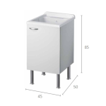 Pilozza Lavatoio NOBILITATO 45 L x 50 P