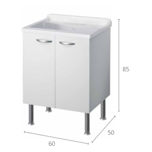 Pilozza Lavatoio NOBILITATO 60 L x 50 P