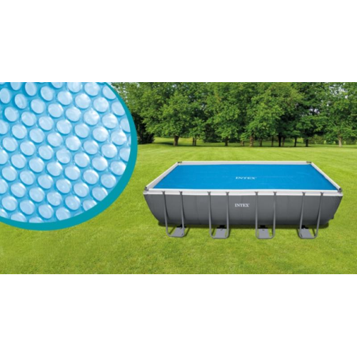 COPRIPISCINA RETTANGOLARE TERMICO SOLARE 488 x 244 cm   INTEX