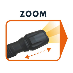 TORCIA DA LAVORO TASCABILE  LED GOMMA 2D