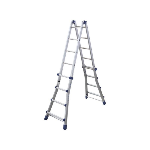 Facal SCALA TELESCOPICA IN ALLUMINIO BRIKOBLU Gradini N4+4 H max cm. 400