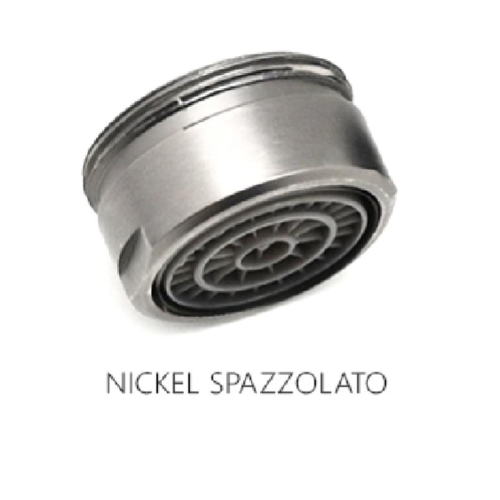 Filtrino aeratore M 24 x 1 NICHEL SPAZZOLATO INOX