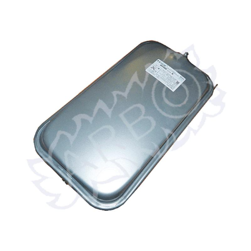 Vaso espansione caldaia gas rettangolare  8 lt - 450 x 250 - 70h - att. 3/8 M - valvolina 180° - Victris mini 