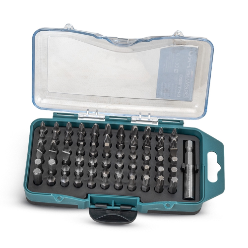 Set di punte e adattatore per avvitatore BORMANN Pro BHT1220   acciaio S2, 67 pezzi