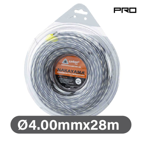 FILO TAGLIAERBA NAKAYAMA Pro NC1002 Carbon3 Twist 4.00mm-28m