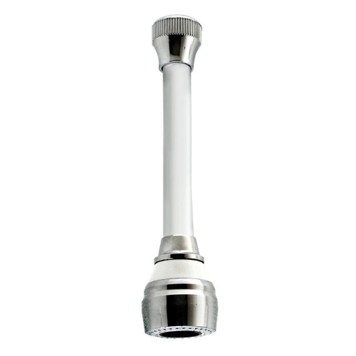 AREATORE snodato lungo 15 cm 2 getti universale BIANCO