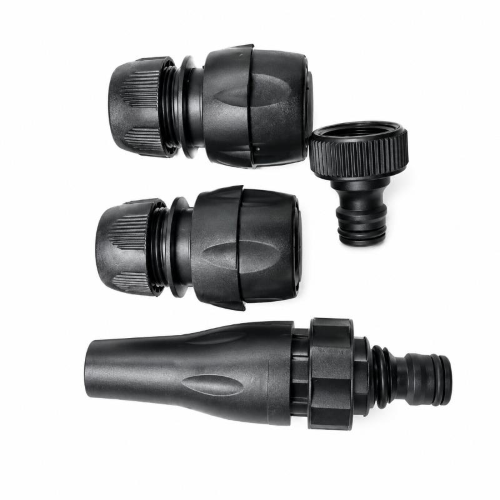 kit giardinaggio LANCIA + 2 RACCORDI rapidi per tubo 5/8 + 1 raccordo per rubinetto 3/4 per attacco rapido, kit in plastica