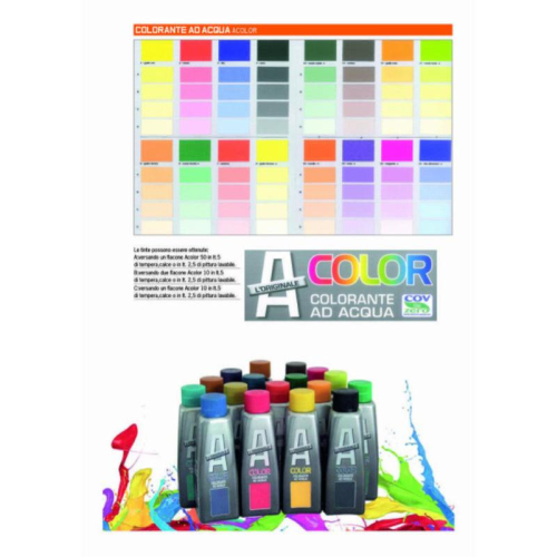 COLORANTE cerca fughe scarico fognatura ACOLOR 50 ROSSO