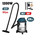 Bidone ASPIRAPOLVERE-LIQUIDI   20 LT   1200 W