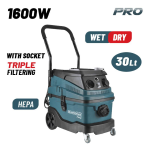 Bidone ASPIRAPOLVERE-LIQUIDI BVC6000 Aspirapolvere multitasking 1600W, 30L