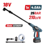 IDROPULITRICE A BATTERIA BPW1100  25 BAR  180 l/h      20 V  4A
