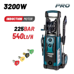 IDROPULITRICE BPW5000 225 BAR  540 l/h  3200W BORMANN