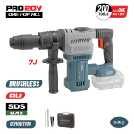MARTELLO DEMOLITORE a batteria ada-max  20 V SOLO  BPP5310    BorMann PRO