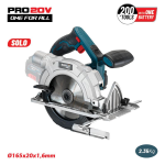 SEGA CIRCOLARE BBP3830  a batteria 20 V SOLO   BorMann PRO