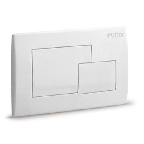 Placca comando cassetta incasso PUCCI ECO   -    2 TASTI QUADRO Dimensioni placca 330x180 mm. 80005410