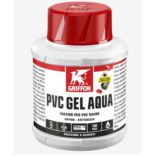 PVC Gel Aqua Colla PVC PP in BARATTOLO 255 ml. GRIFFON