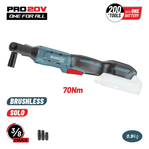 AVVITATORE A CRICCHETTO compatto senza  20 V, 2 Ah BORMANN PRO  BBP5423 