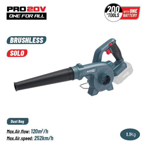 Soffiatore a BATTERIA BBP5365   20V, Li-Ion, VELOCITÀ DELL'ARIA 252 Km/h