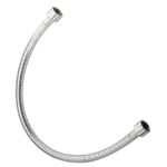 Flessibile doccia 0,50 m conico doppia agraffatura 1/2 F X 1/2 F