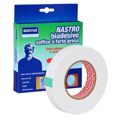 NASTRO BIADESIVO Soffice a forte presa mm. 25 x 5 mt - Sp.0,9