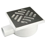 Chiusino sifonato in PVC telescopico cm. 11,5 Acciaio